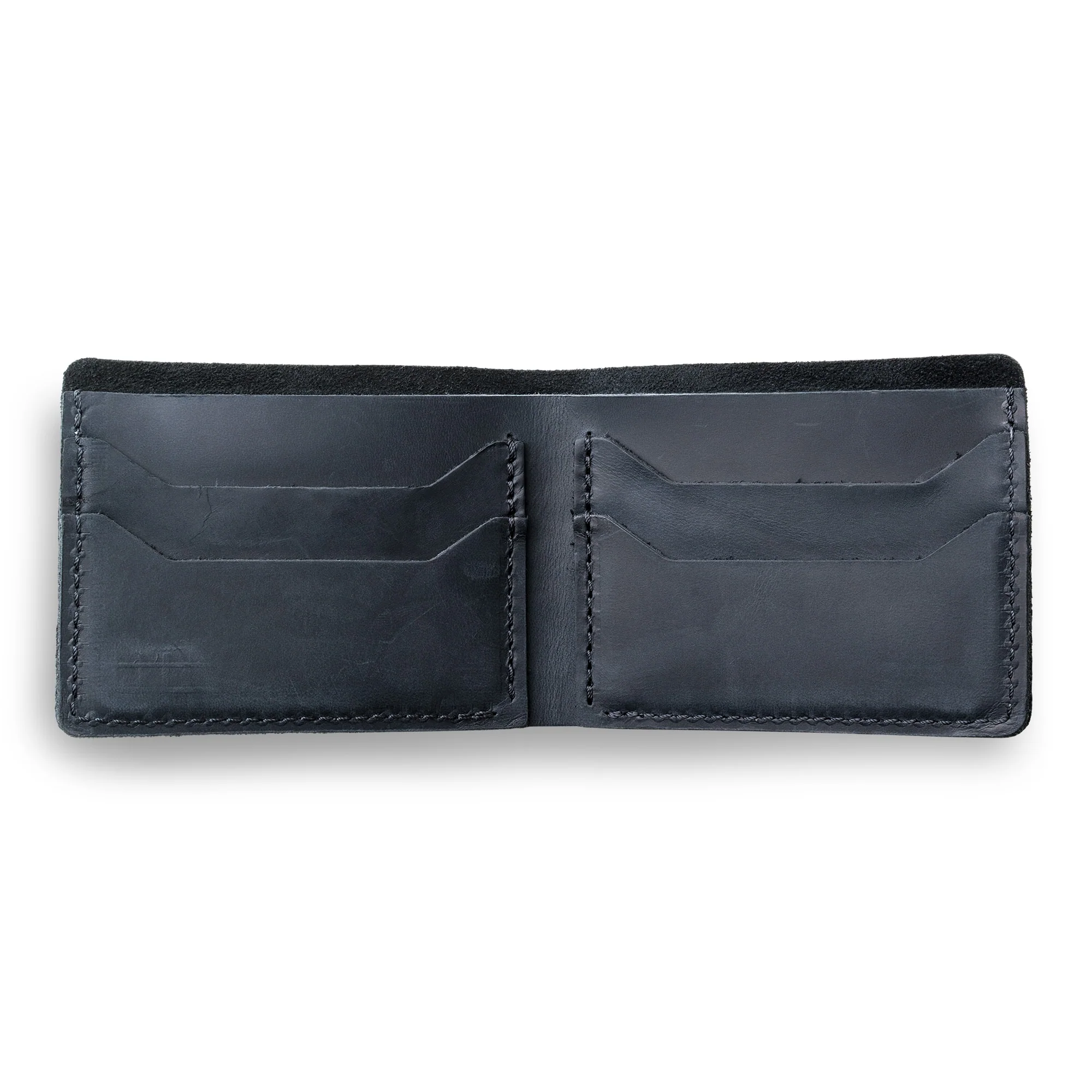 Bureau Leather Bifold Wallet | Charcoal Black - Image 10