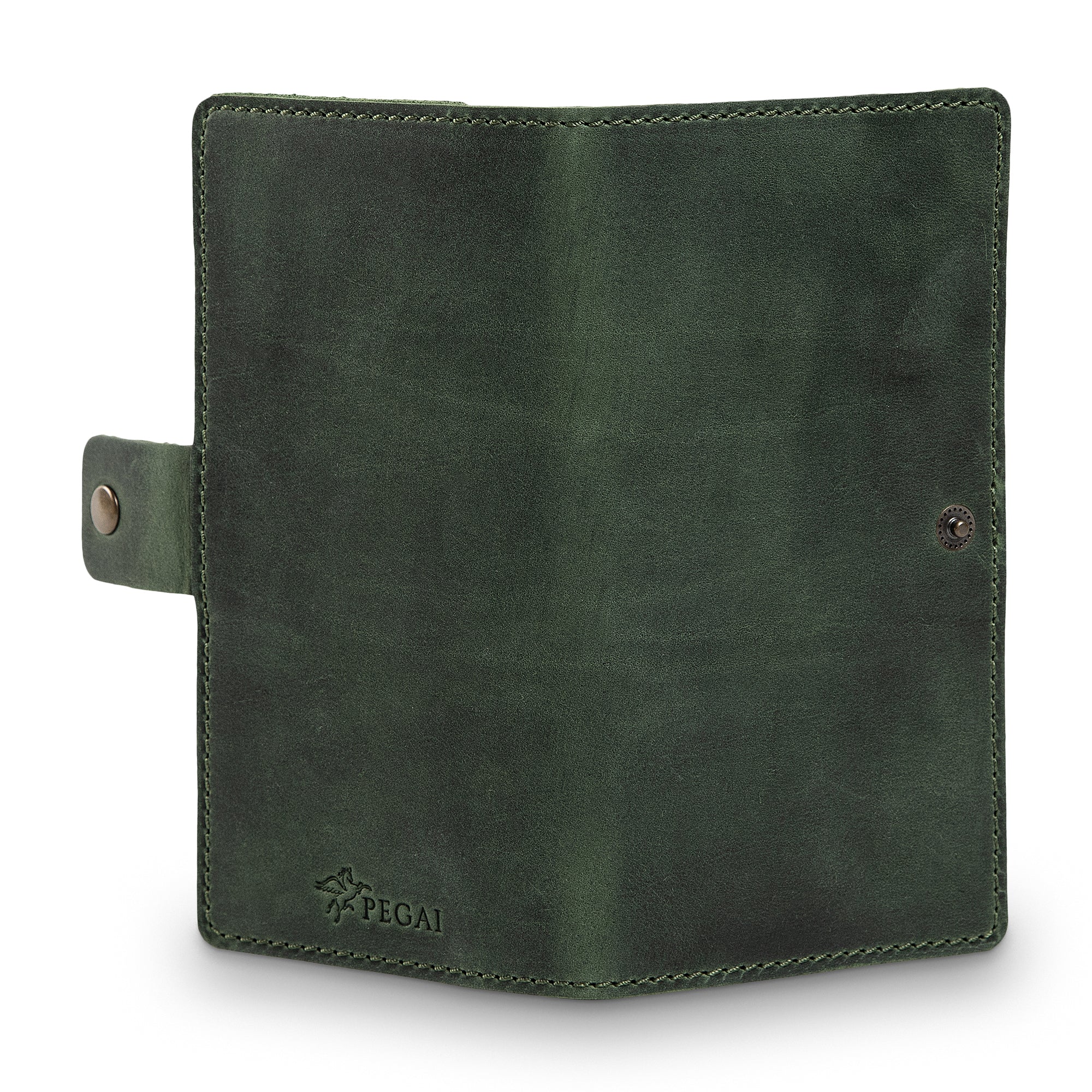 Clark Leather Checkbook Cover | Green - Image 6
