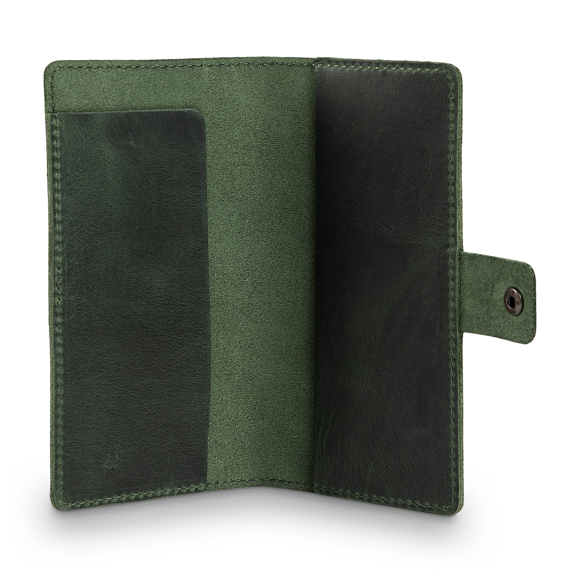 Clark Leather Checkbook Cover | Green - Image 7