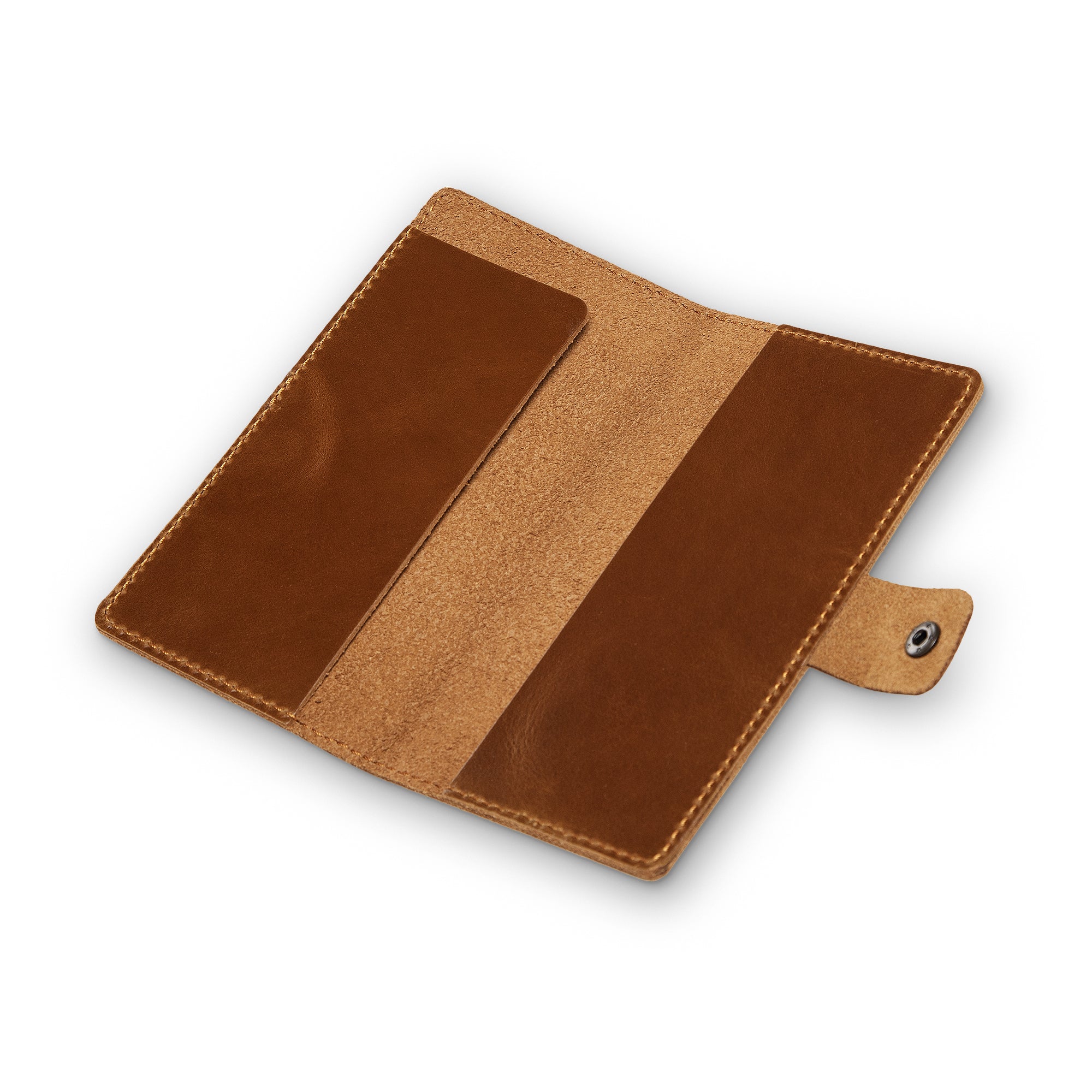 Clark Leather Checkbook Cover | Mustard Brown - Image 4