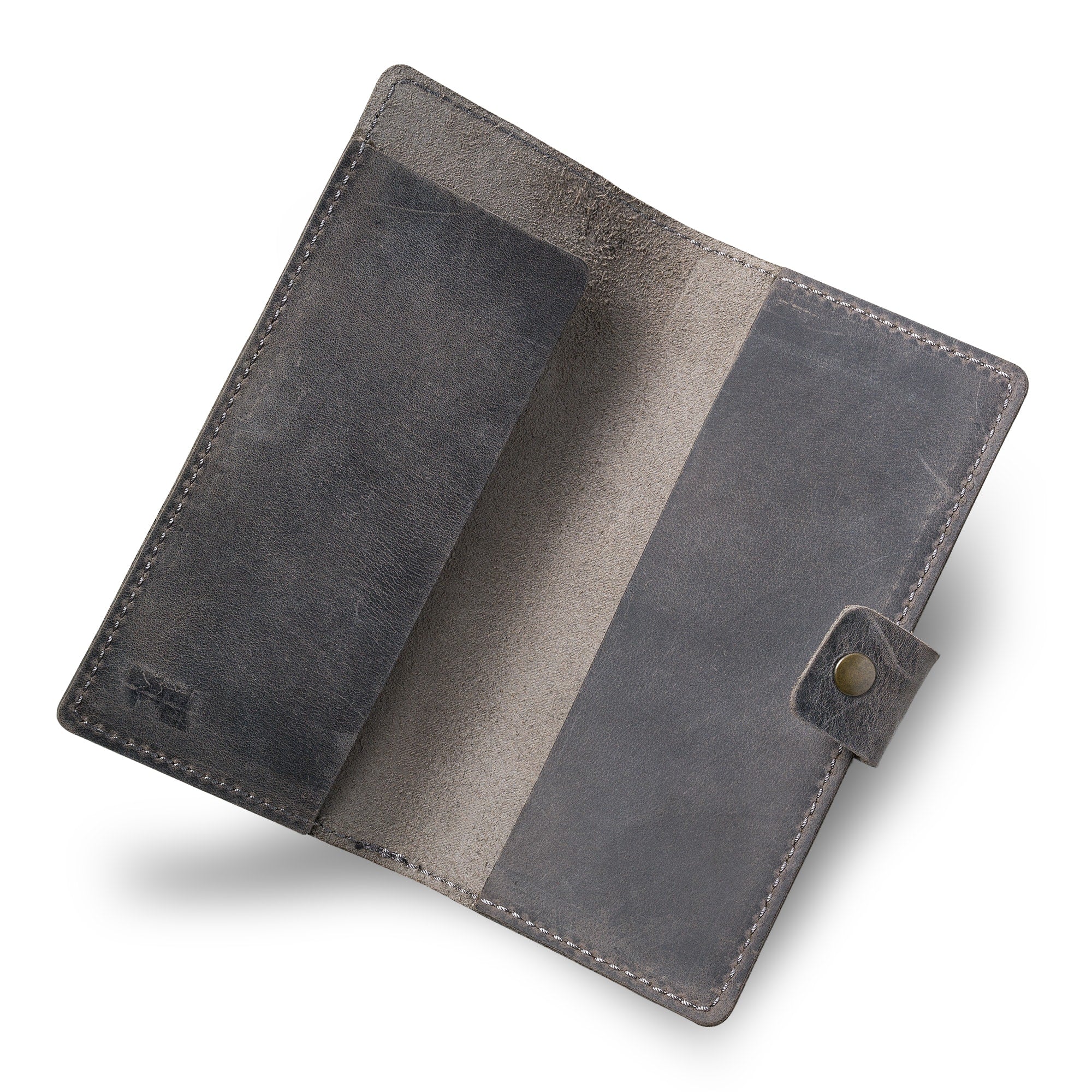 Clark Leather Checkbook Cover | Rock Gray - Image 7