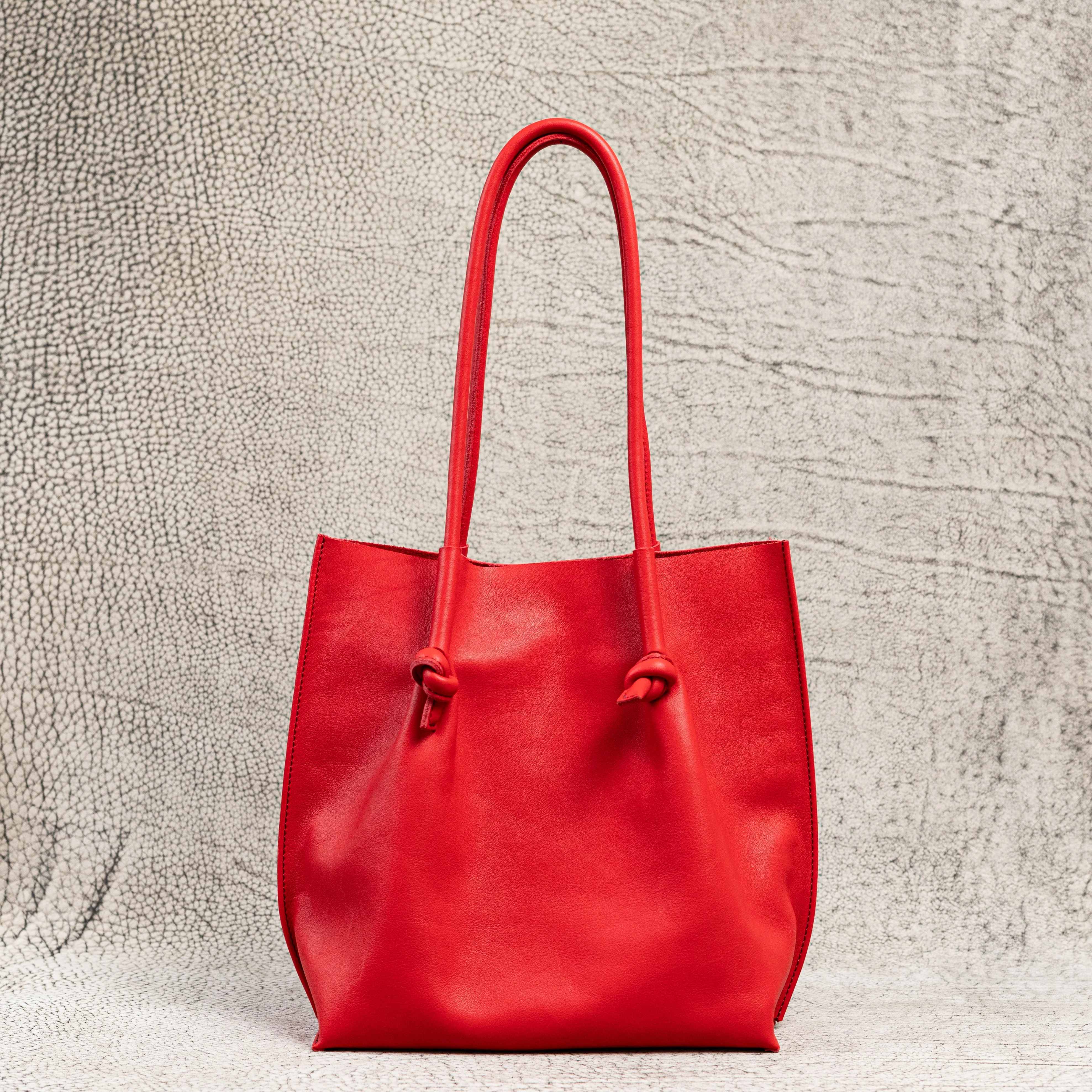 Flora Everyday Leather Tote | Smooth Calf Red