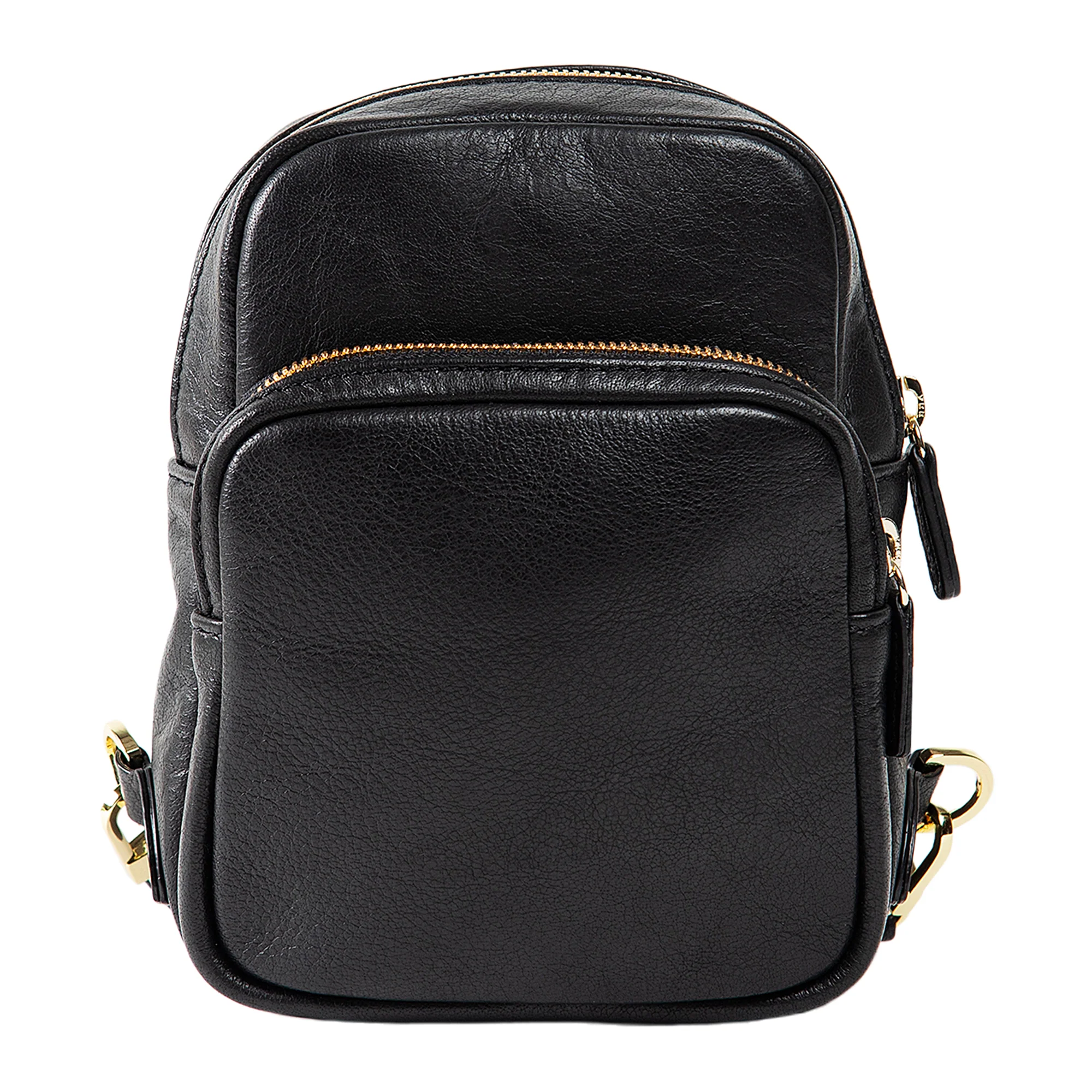 Kiara | Convertible Strap Mini Backpack & Crossbody Bag | Black