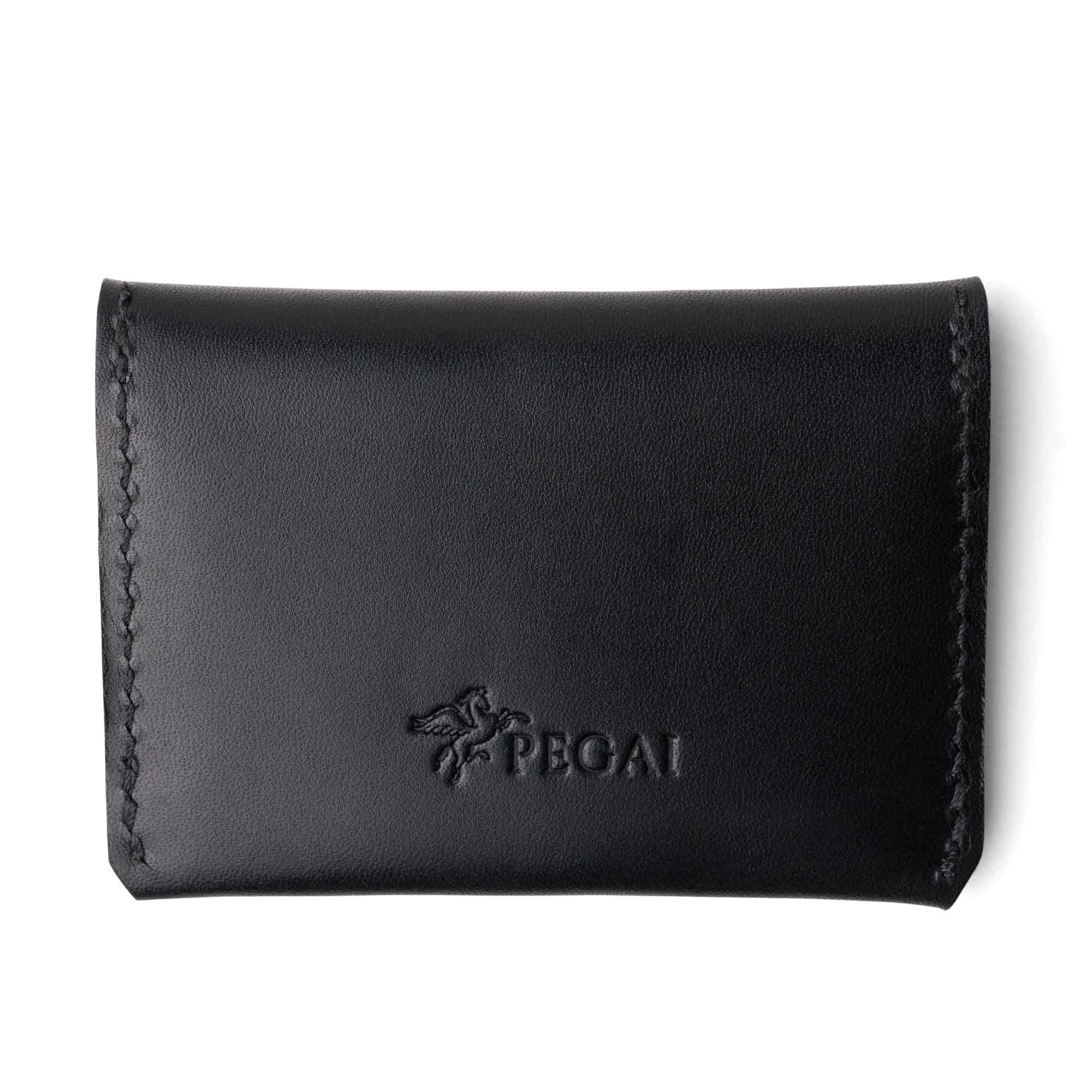 Leather Card Holder | Black | Seline - Image 2