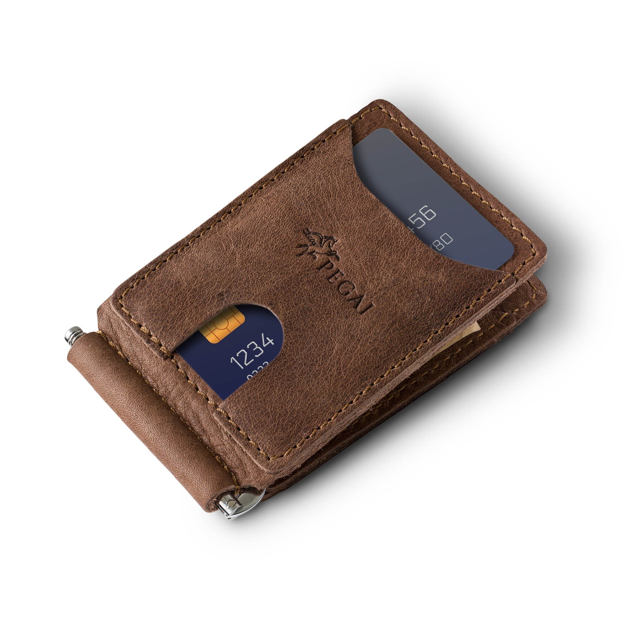 Leather Moneyclip Wallet  | Mocha | Max